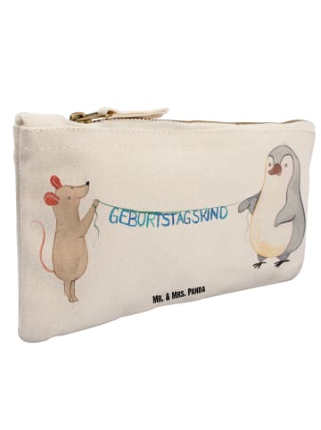 Mr. & Mrs. Panda Federmappe Maus Pinguin Geburtstag ohne Spruch in Weiß
