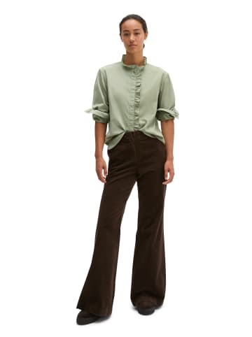 Marc O'Polo Rüschenbluse relaxed in Smooth Sage
