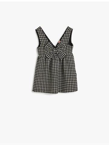 KOTON Kleid in Schwarz Gemustert