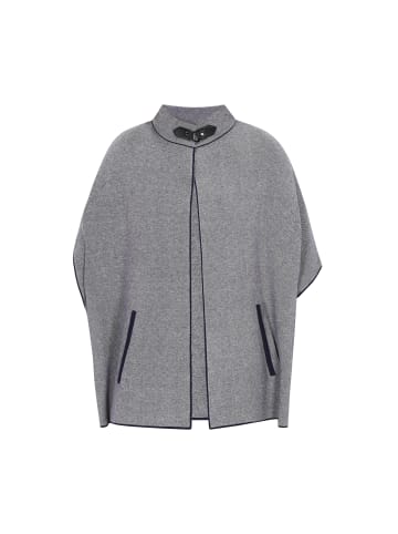 DreiMaster Women Poncho in navy melange