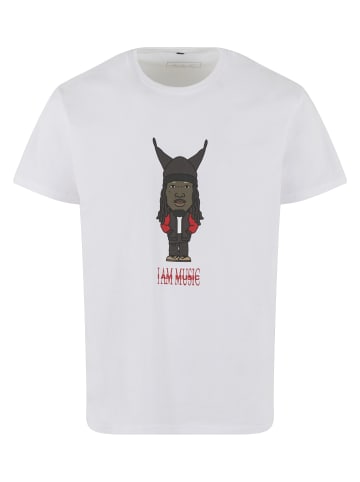 Mister Tee Mister Tee I Am Music Tee in white
