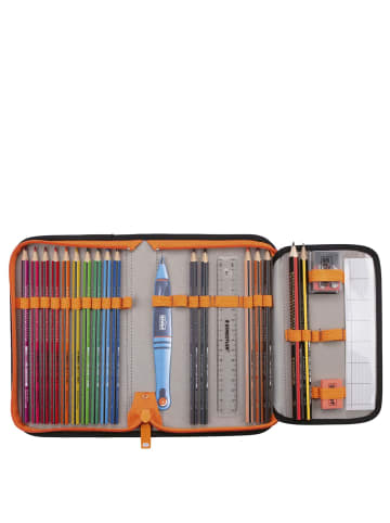 Scout Neo Exklusiv Safety Light - Schulranzen Set 5tlg. (Flames) in Flames