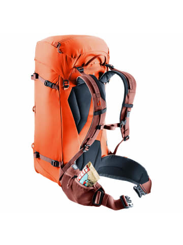 Deuter Guide 32+8 SL - Women's Hochtouren Rucksack 66 cm in papaya-redwood