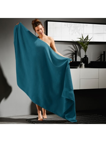 Erwin Müller Velours-Frottier Liegetuch XXL Friedrichshafen in petrol