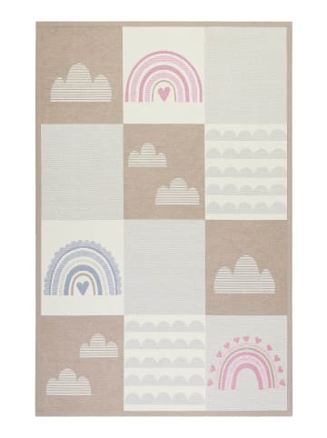 ESPRIT Kinderteppich Lovely Rainbow in beige