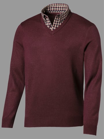 Sieh an! Pullover in bordeaux