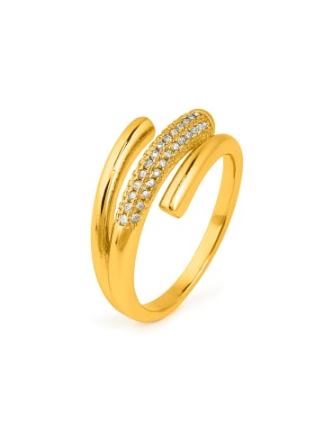 Luxenter Ring Jedrac mit 18 Karat  verstellbar Gelbgold-Jedrac gold