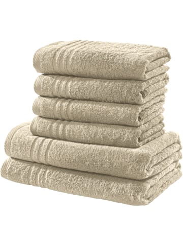REDBEST Frottier Frottier-Set uni 6-tlg. New York in beige