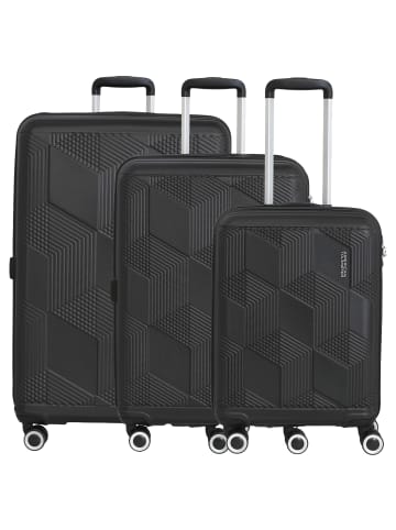 American Tourister SunChaser - 4-Rollen-Trolley 3tlg. Set in schwarz