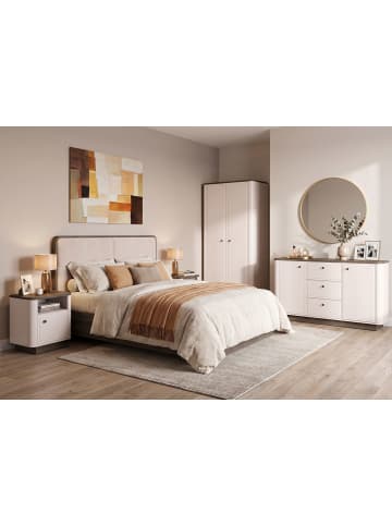 Feldmann-Wohnen Schlafzimmer-Set 2-teilig Vilavio Kaschmir | Windmill Eiche 230 / 53 / 200cm