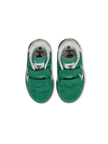 Hummel Hummel Schnürsenkel Sneaker Victory Suede Lebensstil Kinder in PEPPER GREEN