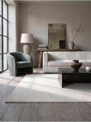 KADIMA DESIGN Läufer Uni weich wohnlich Wohnzimmer Schlafzimmer gemütlich Wohnraum in Creme