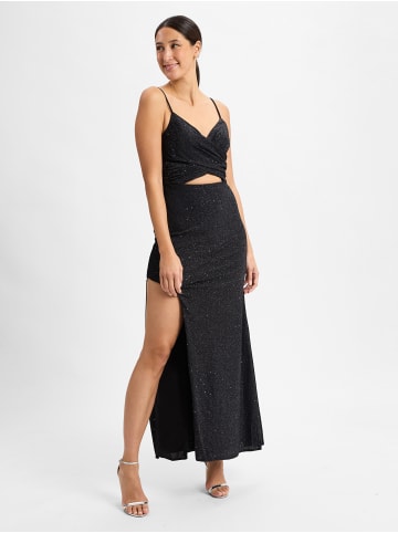 HEY KYLA Abendkleid in schwarz silber - 0001