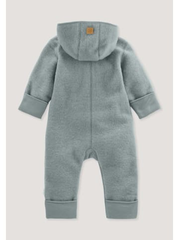 Hessnatur Wollfleece Overall in mattgrün