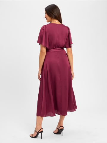 Marie Lund Kleid in aubergine - 0002