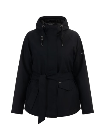 DreiMaster Klassik Damen Regenjacke - Recyceltes Material in Schwarz