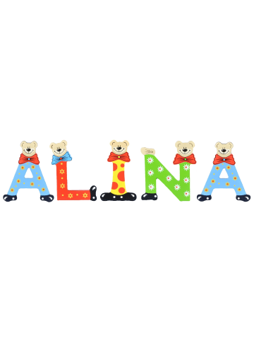 Playshoes Deko-Buchstaben "ALINA" in bunt