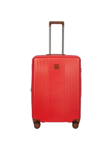 BRIC`s Ferrara - 4-Rollen-Trolley M 67 cm erw. (green) in rot