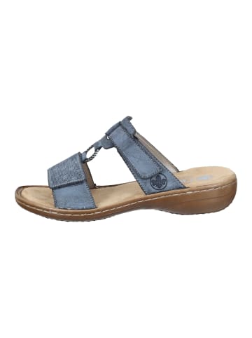 rieker Pantoletten Basic in Blau