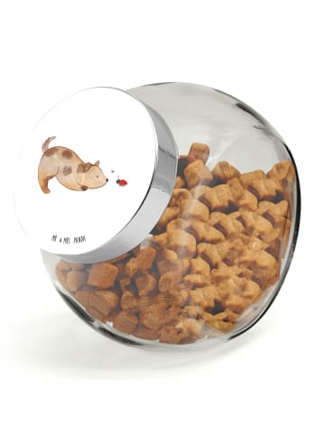 Mr. & Mrs. Panda Bonbonglas Hund Marienkäfer ohne Spruch in Weiß