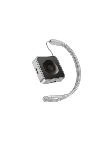 HOCO Magnetisches Ladegerät - USB-C - Schlüsselanhänger in Silber