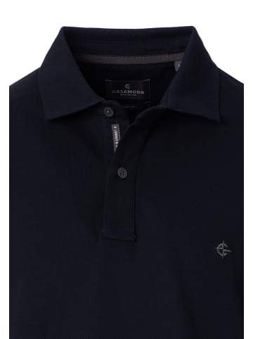 Casa moda Poloshirt Basic in Dunkelblau