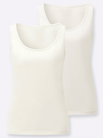 WITT WEIDEN 2er-Pack Shirttops in ecru + ecru