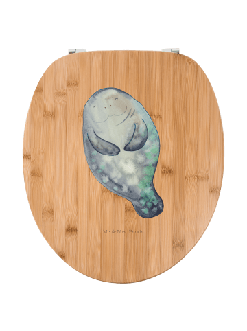 Mr. & Mrs. Panda WC Brille Seekuh Happy ohne Spruch in Braun