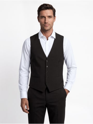 Finshley & Harding London Weste Wesdon in schwarz - 0001