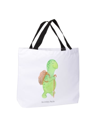 Mr. & Mrs. Panda Reisetasche Schildkröte Wanderer ohne Spruch in Weiß