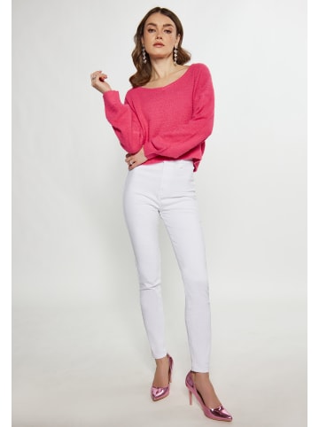faina Damen Strick Pullover in Pink
