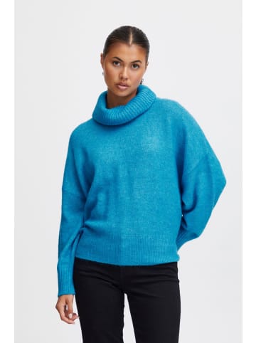 ICHI Rollkragenpullover in blau