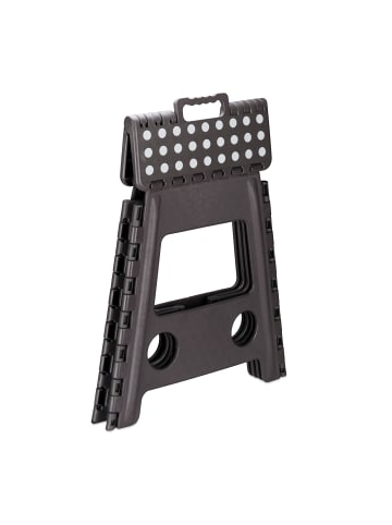 relaxdays 4x Klapphocker in Dunkelgrau - (B)39 x (H)39 cm x (T)32 cm