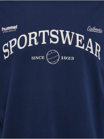 Hummel T-Shirt "Loose T-Shirt S/S Club Sportswear" in Blau