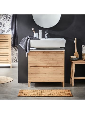 Butlers Waschbeckenunterschrank WHITE SANDS in Braun / Weiß