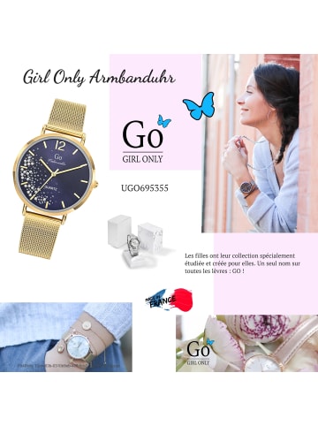 Girl Only Armbanduhr-Analog gold mittel (ca. 36mm) Girl Only Mademoiselle