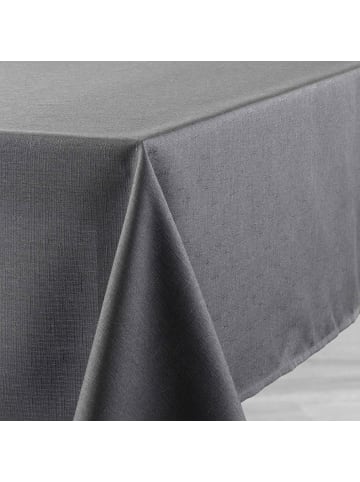 Douceur d’Intérieur Fleckenabweisende Tischdecke NEWTON in Grau, 140 x 250 cm