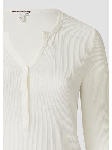 QS T-Shirt in 0200_creme