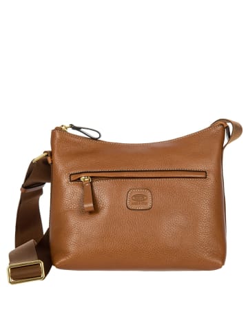 BRIC`s Life Pelle Martina - Schultertasche S 25 cm in tan leather