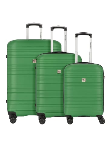 Check.In Paradise 4 Rollen Kofferset 3-teilig in olivegrün