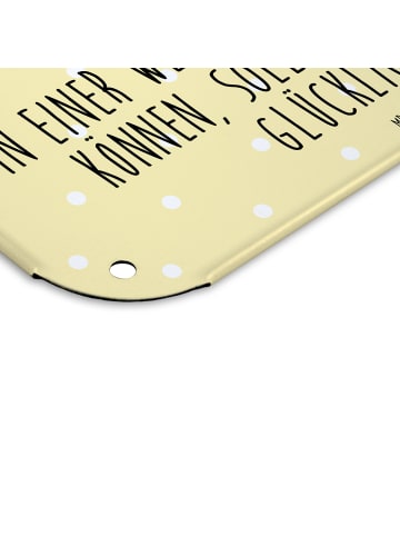 Mr. & Mrs. Panda tafel Fledermaus Flügel mit Spruch in Gelb Pastell