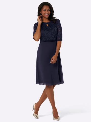WITT WEIDEN Spitzenkleid in marine