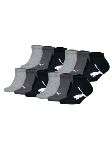 Puma Socken 12er Pack in Schwarz/Grau