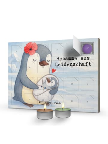Mr. & Mrs. Panda adventskalender mit kerzen Hebamme Leidenschaft... in Weiß