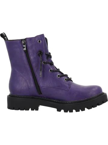 Palado Schnürstiefel Sideros Spark in Violett/Schwarz