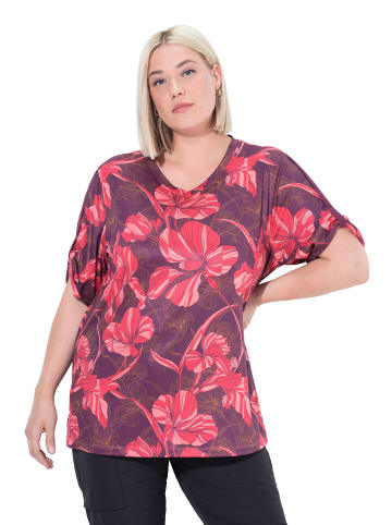 Ulla Popken Shirt in dunkle kirsche