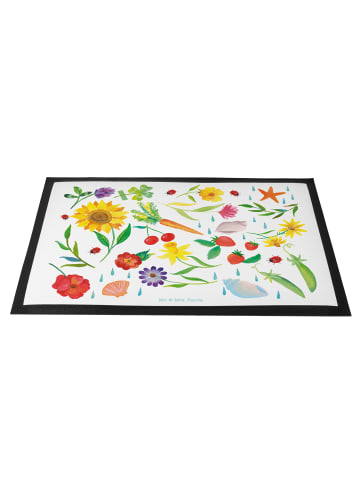 Mr. & Mrs. Panda Schmutzmatte Sommer mit Spruch in Bunt