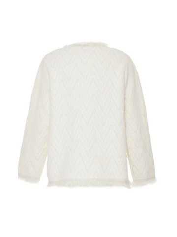 Albee Women Strickjacke in Wollweiss