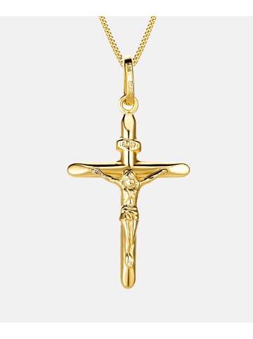 Diamant L'éternel Halskette aus 585 Gelbgold