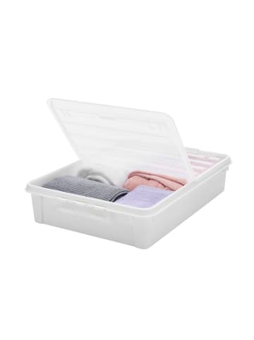 SmartStore 2er-Set Aufbewahrungsbox Bedroller Transparent 60L